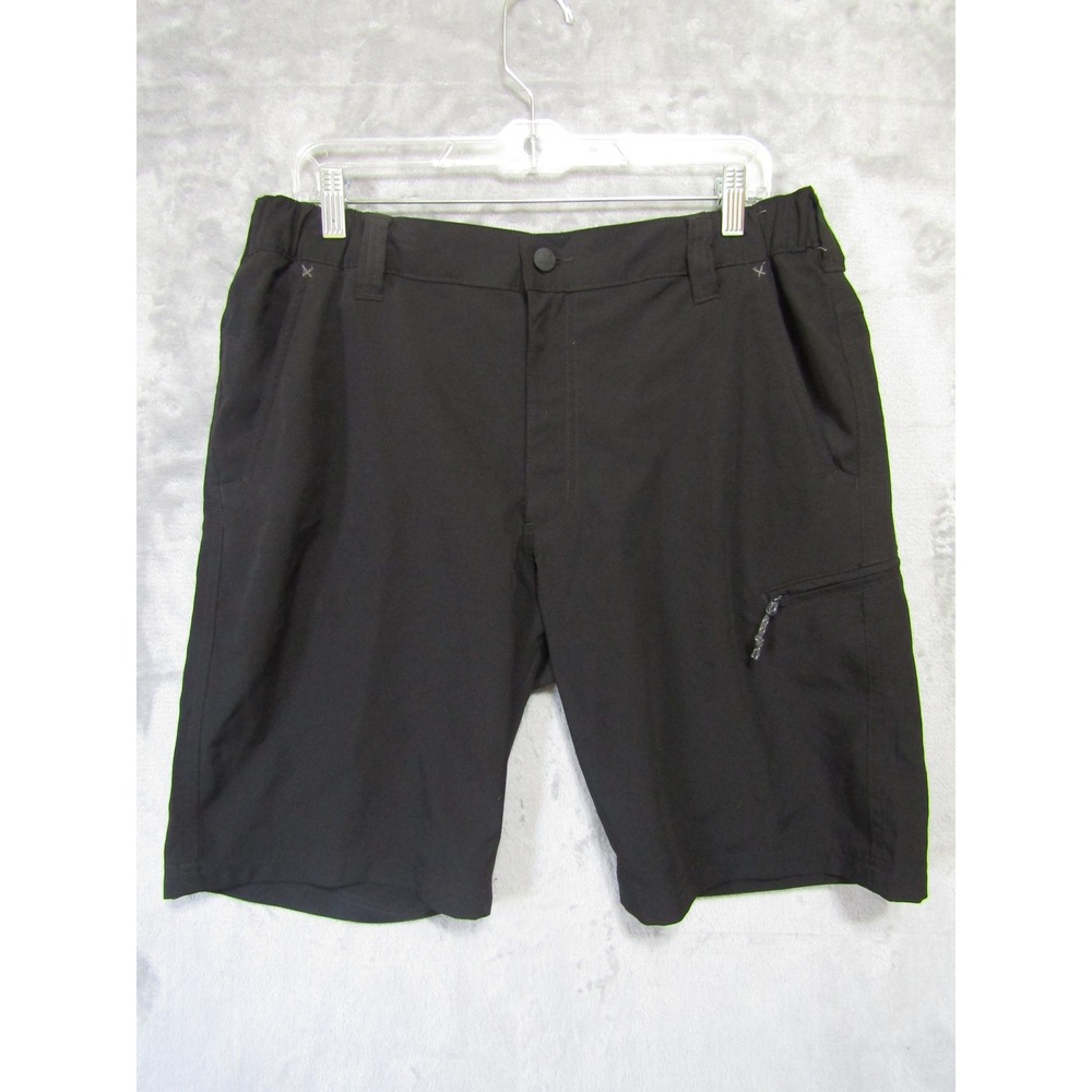 Wrangler‎ Outdoor Cargo Shorts Mens 32 Black Excellent NW946BL Hiking Utility